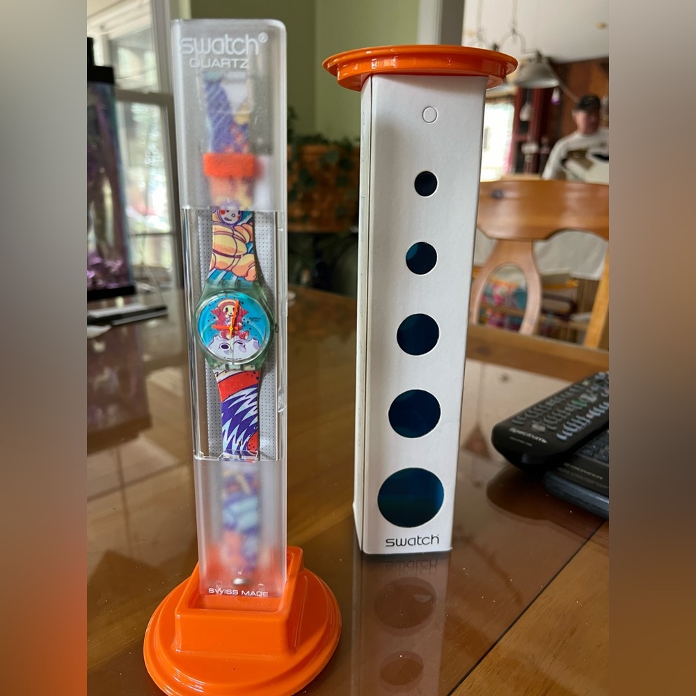 Rare 1991 Swatch Space Moon with all boxes